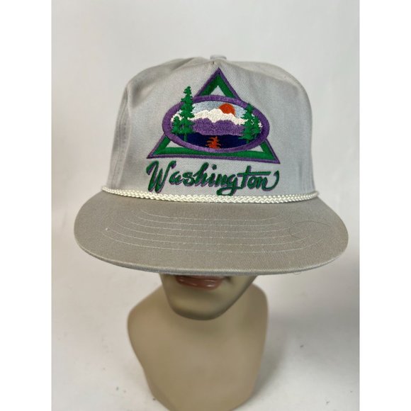 Smith Western Washington State Cap OS Adjustable White Polyester Blend - Picture 3 of 16